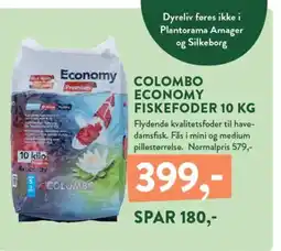 Plantorama COLOMBO ECONOMY FISKEFODER 10 KG tilbud