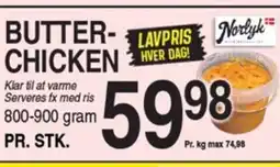 ABC Lavpris BUTTER- CHICKEN tilbud