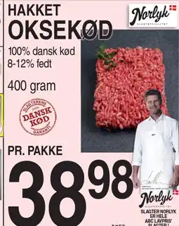 ABC Lavpris НАККЕТ OKSEKØD tilbud