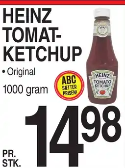 ABC Lavpris HEINZ TOMAT- KETCHUP tilbud
