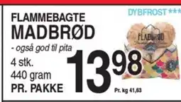 ABC Lavpris FLAMMEBAGTE MADBRØD tilbud