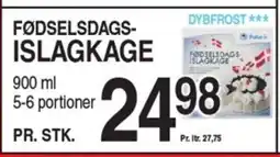 ABC Lavpris FØDSELSDAGS- ISLAGKAGE tilbud