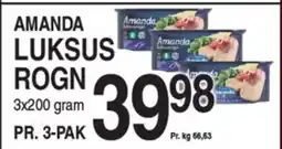 ABC Lavpris Amanda LUKSUS ROGN tilbud