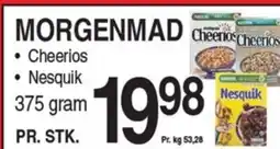 ABC Lavpris MORGENMAD Cheenoe Cheerios tilbud