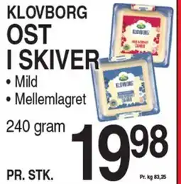 ABC Lavpris KLOVBORG OST tilbud