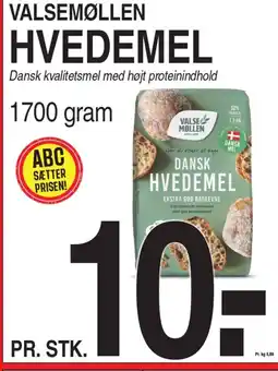 ABC Lavpris VALSEMØLLEN HVEDEMEL tilbud