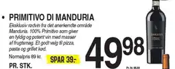 ABC Lavpris • PRIMITIVO DI MANDURIA tilbud