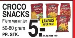 ABC Lavpris CROCO SNACKS tilbud
