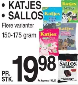 ABC Lavpris • KATJES •SALLOS Katjes tilbud