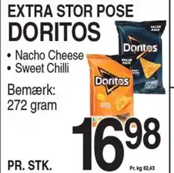 ABC Lavpris EXTRA STOR POSE DORITOS tilbud