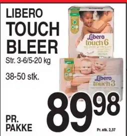 ABC Lavpris LIBERO TOUCH BLEER tilbud