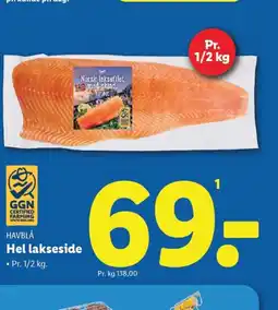 Lidl Hel lakseside tilbud
