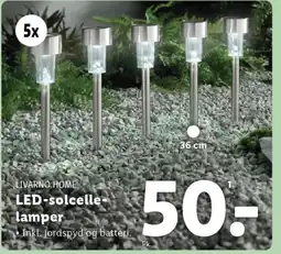 Lidl LED-solcelle- lamper tilbud