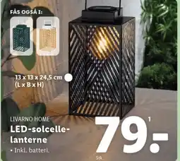 Lidl LIVARNO HOME LED-solcelle- lanterne tilbud