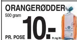 ABC Lavpris GESTUS ORANGERØDDER tilbud