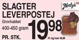 ABC Lavpris NORLYK SLAGTER LEVERPOSTEJ tilbud
