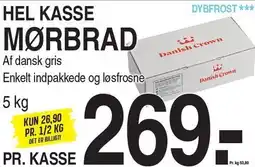ABC Lavpris DANISH CROWN HEL KASSE MØRBRAD tilbud