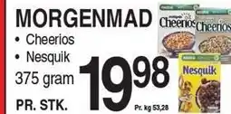 ABC Lavpris MORGENMAD Cheerios eller Nesquik tilbud