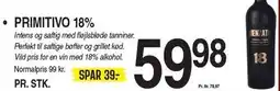 ABC Lavpris PRIMITIVO 18% tilbud