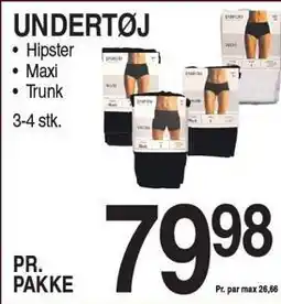 ABC Lavpris UNDERTØJ Hipster, Maxi eller Trunk tilbud