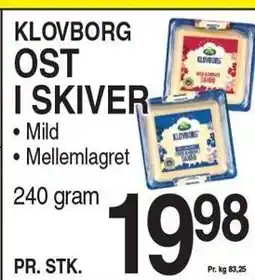 ABC Lavpris Ost i skiver tilbud