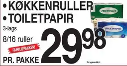 ABC Lavpris Køkkenruller - toiletpapir tilbud