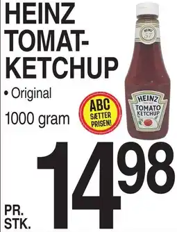 ABC Lavpris Heinz tomatketchup tilbud