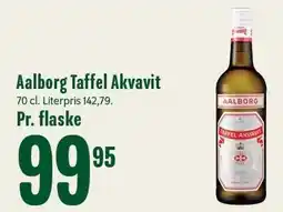 Min Købmand Aalborg Taffel Akvavit tilbud