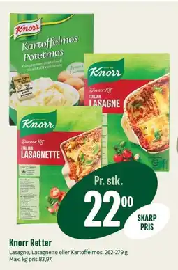 Min Købmand Knorr Retter tilbud