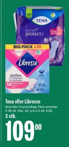 Min Købmand Tena eller Libresse tilbud