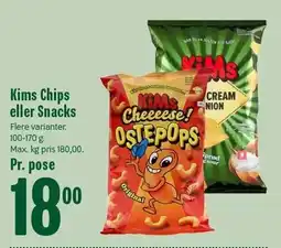 Min Købmand Kims Chips eller Snacks tilbud
