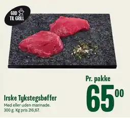Min Købmand Irske Tykstegsbøffer tilbud