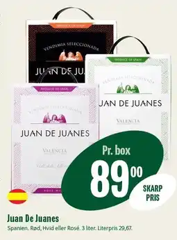 Min Købmand Juan De Juanes tilbud