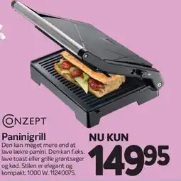 Din Isenkræmmer Conzept Paninigrill tilbud