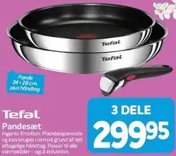 Din Isenkræmmer Tefal Pandesæt tilbud