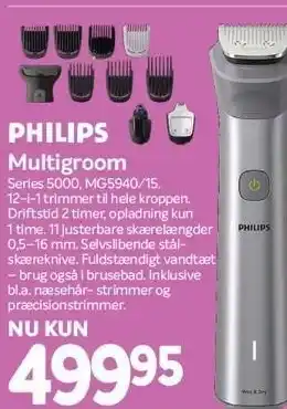Din Isenkræmmer Philips Multigroom tilbud