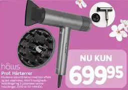 Din Isenkræmmer Haws Prof. Hårtørrer tilbud