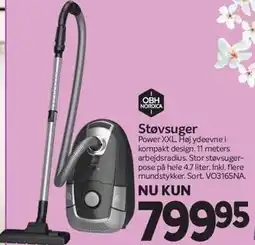 Din Isenkræmmer OBH NORDICA Støvsuger tilbud