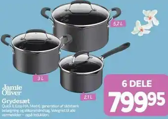 Din Isenkræmmer Jamie Oliver Grydesæt tilbud
