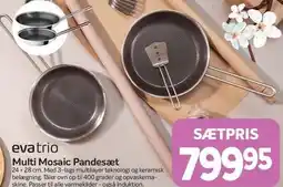 Din Isenkræmmer Eva Trio Multi Mosaic Pandesæt tilbud