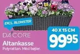 Din Isenkræmmer Dacore Altankasse tilbud