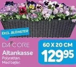 Din Isenkræmmer Dacore Altankasse tilbud