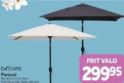 Din Isenkræmmer Dacore Parasol tilbud