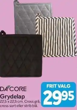 Din Isenkræmmer Dacore Grydelap tilbud