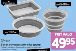 Din Isenkræmmer Conzept Baljer, opvaskestativ eller spand tilbud