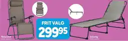 Din Isenkræmmer Relaxstol eller Solseng tilbud