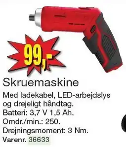 Harald Nyborg Skruemaskine tilbud