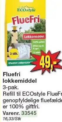 Harald Nyborg ECOSTYLE Fluefri lokkemiddel tilbud