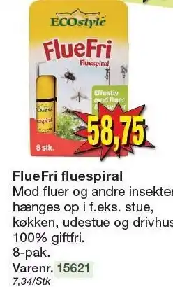 Harald Nyborg ECOSTYLE FlueFri fluespiral tilbud