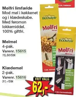 Harald Nyborg ECOSTYLE Mølfri limfælde tilbud